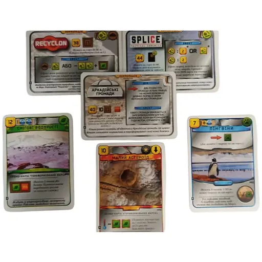 Аксесуар Kilogames Набір промо карт до гри Тераформування Марса укр. (ПКПМ(укр)) - фото 1