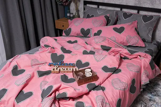 Комплект постільної білизни Moon&Star Бязь Gold Люкс Love Дитячий 110x140 см наволочки 2x40x60 см - фото 5