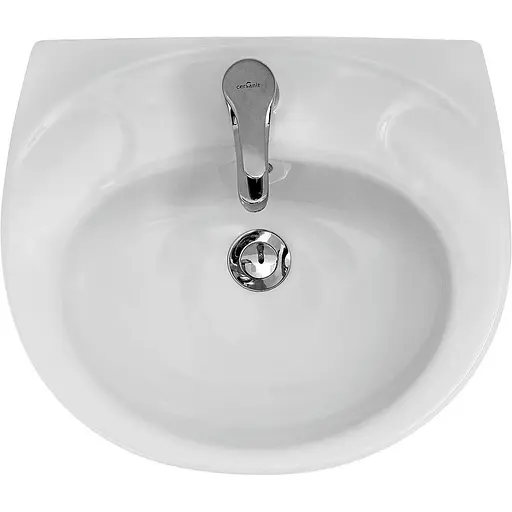 Умивальник Cersanit Eko new 60 см Без п'єдестала, з переливом - фото 1