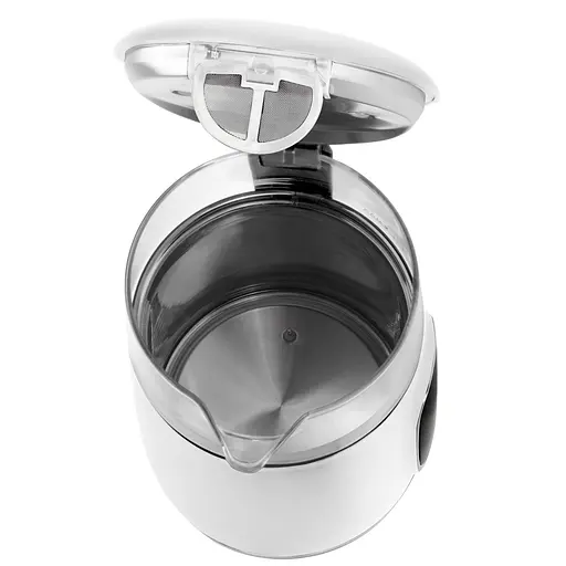 Электрический стеклянный чайник Adler AD 1305, 1.7 л, с регулировкой температуры, Бело-серебристый - фото 6