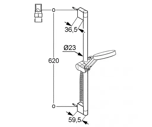 Душовий гарнітур Kludi A-Qas 6573005-00 - фото 2