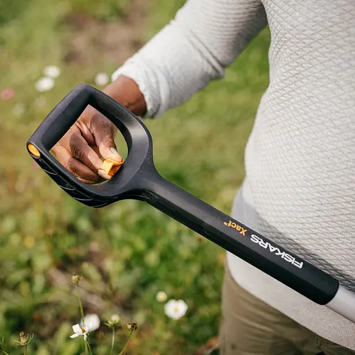 Вилы садовые телескопические Fiskars Xact™ 110-130 см (1070717) - фото 2