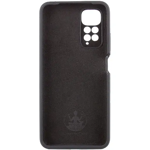 Чохол Silicone Cover Lakshmi Full Camera (AAA) для Xiaomi Redmi Note 11 (Global) / Note 11S Чорний / Black - фото 3