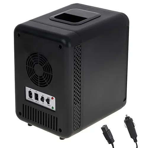 Мини-холодильник Adler AD 8084, 4 л, черный, охлаждение и нагрев, 220В/12В, автохолодильник для дома, офиса, автомобиля и путешествий - фото 5