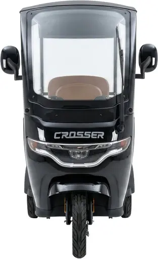 Електроскутер Триколісний Crosser TR7 VAGON (1000W, 72V,24Ah) Чорний - фото 6