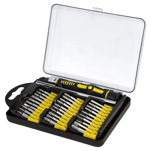 Набір годинникових викруток Sigma 30 в 1 CrV з подовжувачем в кейсі 4003021 - фото 3