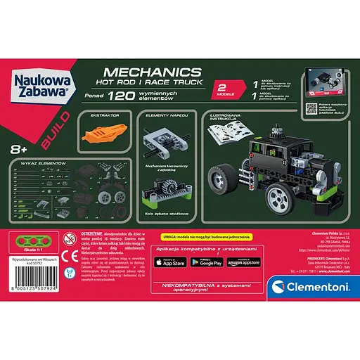 Інтерактивний конструктор 2 в 1 Хотрод і гоночна вантажівка - Clementoni 50792 - фото 5