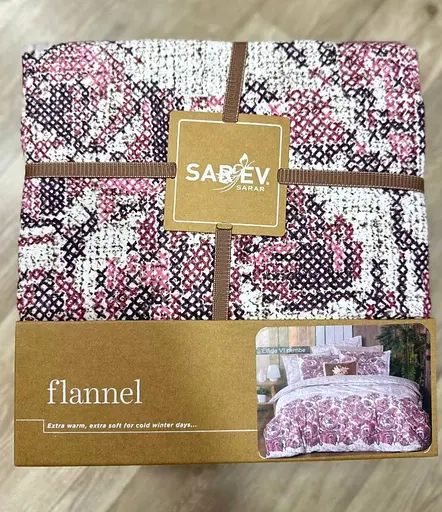 Постільна білизна Elfida Pembe Фланель Sarev pbe0051741 - фото 3