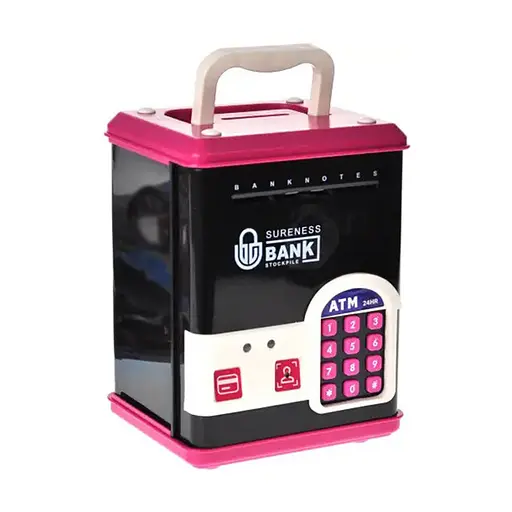 Дитяча скарбничка-сейф YG Toys WF-3015H(Pink) музика, світло, пароль, імітація відбитка - фото 1
