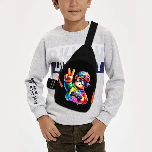 Сумка через плече дитяча Roblox 29х17 см сумка слінг для хлопчика (01966)