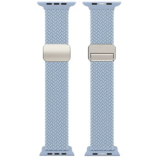 Ремешок Dux Ducis Nylon Woven для Apple Watch 38/40/41/42mm(ser.10) Light Blue - фото 2