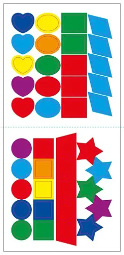 Мозаїка з наліпок. Ялинка. Форма - фото 4