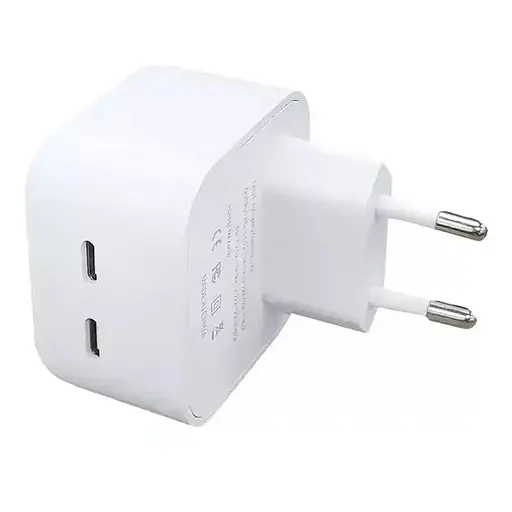Блок живлення для ноутбука Apple 35W Dual USB-C Port Compact Power Adapter (MNWM3) BOX [72788] - фото 2