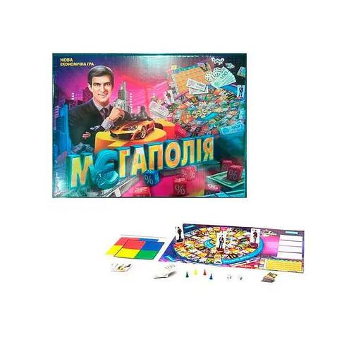 Настільна економічна гра "Мегаполія" DTG6U українська мова, від 2 до 4 гравців - фото 3
