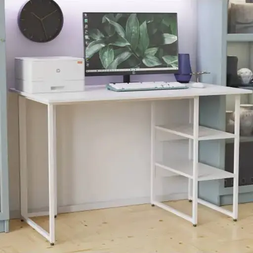 Комп'ютерний стіл Ferrum-decor Кевін 75x100x60 білий ДСП Білий 16мм (FRD-101241)