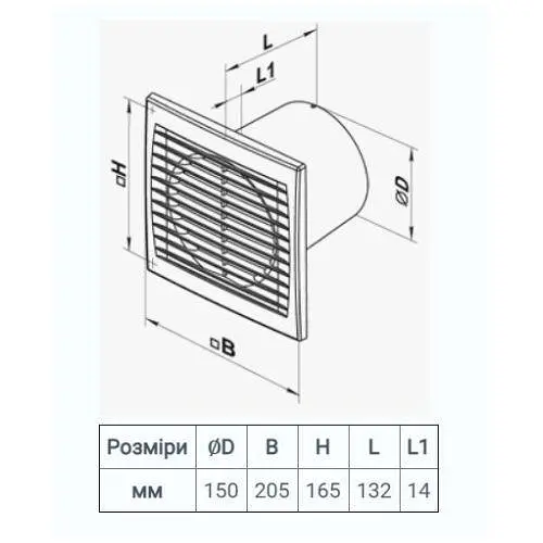 Вытяжной вентилятор Домовент 150 С с сеткой от насекомых Белый 30412 - фото 7