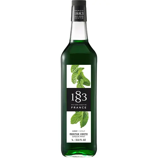 Сироп 1883 Maison Routin со вкусом зеленая мята 1 л - фото 1
