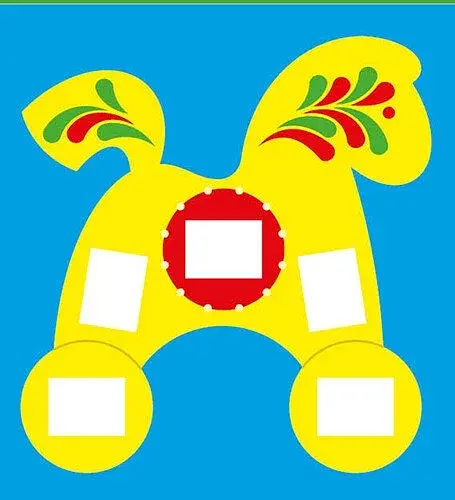 Мозаїка з наліпок. Українські іграшки - фото 3