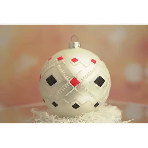 Набір ялинкових прикрас Різдвяні історії Код нації: Чернігівщина 3 кулі скло (4820001154863) - фото 5