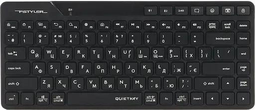 Клавіатура бездротова A4Tech FBK26C AS Black