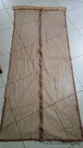 Магнітна москітна сітка для дверей розміром 120×210 см - фото 2