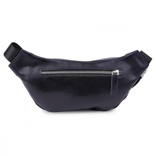 Стильная мужская сумка-бананка на пояс из кожи GRANDE PELLE 26х11х7 см sum0022331 - фото 12