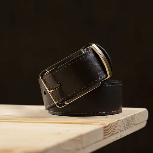 Ремінь шкіряний Grande Pelle чоловічий 3,4х120 см acs0014944 - фото 4