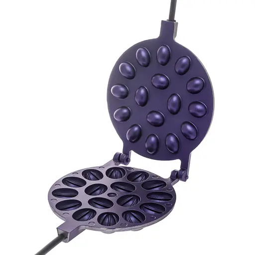 Форма для випікання горішків горішниця з антипригарним покриттям Платинум на 16 горіхів Фіолетовий 86812 - фото 1