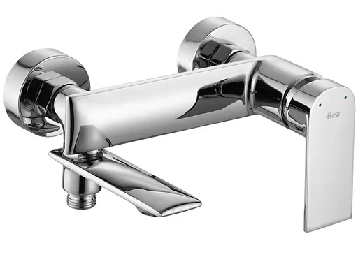 Смеситель для ванны Rea Veneta хром настенный с изливом REA-B6424 Хром - фото 4