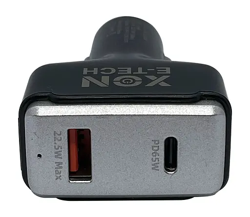 Автомобильное зарядное устройство XON MaxCharge Type-C 87.5W (Type-C PD65 + Type-A 15V/1.5A) Black (SC42CL6W1B 3524) - фото 6