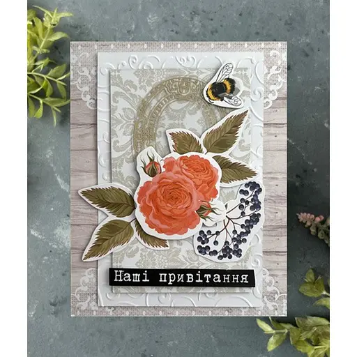 Набор для создания поздравительных открыток "Розовые мечты" Fabrika Decoru FDGCK-042, 6 шт - фото 9