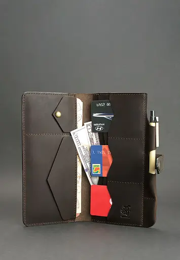 Кожаный тревел-кейс 4.0 темно-коричневый - фото 3