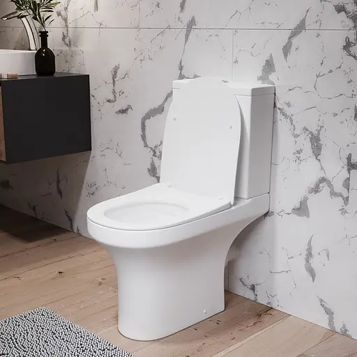 Унитаз-компакт FlashClean Am.Pm Tender с сиденьем микролифт белый C45A8800SC, Белый - фото 3