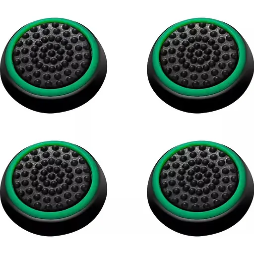 Накладки на стики Thumb Grips 4-pack для PS4-PS5-Xbox Black-Dark Green [140815]