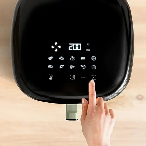 Мультипіч Tefal Easy Fry Max 1500 Вт світло-зелена (EY24ELE0) - фото 9