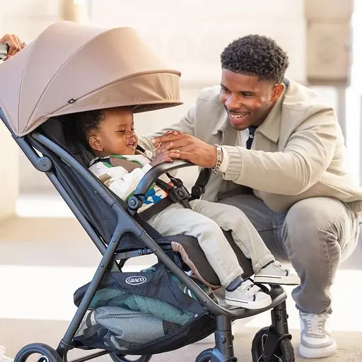 Коляска прогулочная Graco Myavo Коричневая (GS2107BBFSL000) - фото 6