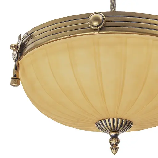 Люстра потолочная Brille классическая E27 60W BG (BKL-384C/3) - фото 3