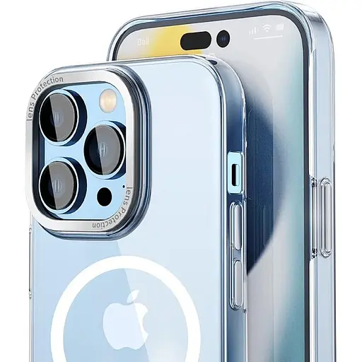 Чохол WiWU MCC-102 Ultra Thin Magnetic Crystal Series для Apple iPhone 14 Pro Max Transparent [136822] - фото 4