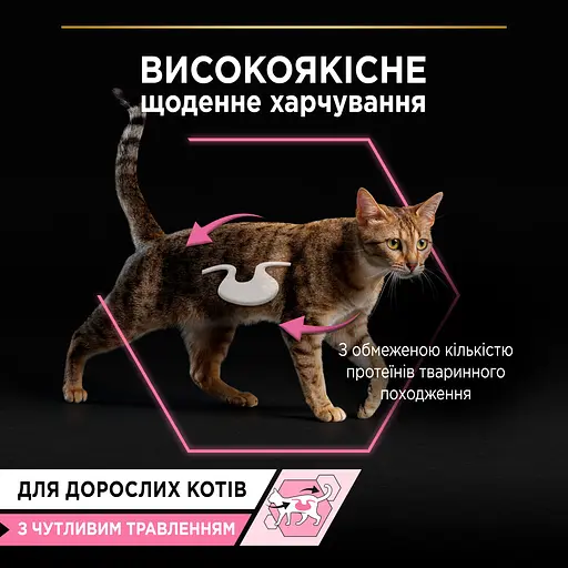 Уценка. Влажный корм для кошек с чувствительным пищеварением Purina Pro Plan Delicate мусс с индейкой 85 г (12458899) - фото 8