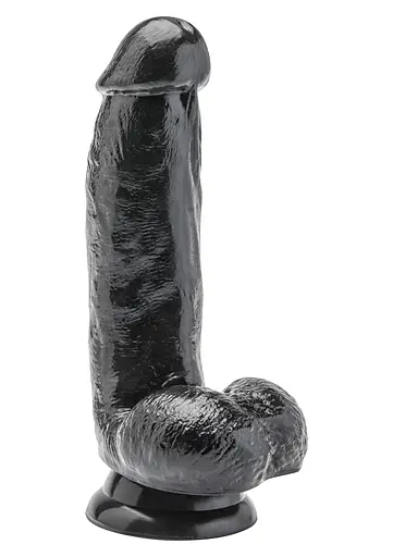 Реалістичний фалоімітатор Get Real ToyJoy 17 см чорний - фото 2