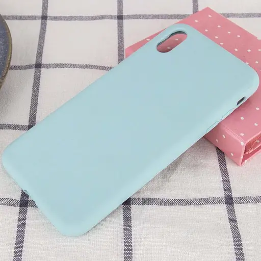 Чохол Epik Silicone Case Full Protective AA NO LOGO для Apple iPhone X/XS 5.8 Бірюзовий/Turquoise - фото 2