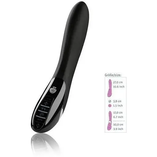 Вибратор с электростимуляцией Mystim Electric Eric eStim Black миостимулятор - фото 3