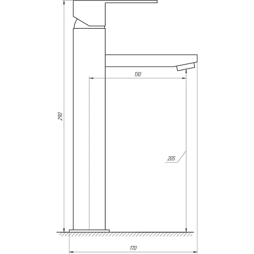 Смеситель для раковины Globus Lux SICILIA SBQ-201 - фото 4