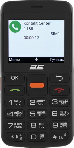 Телефон 2E T180 Max 2023 DS Black UA UCRF - фото 3