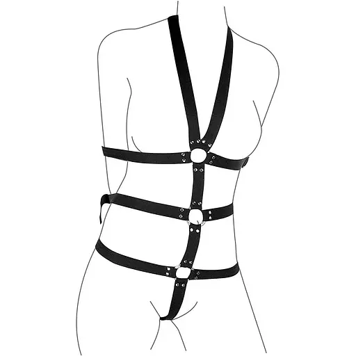 Набор для фиксации Art of Sex - BDSM Fixation Black Night Simple - фото 3