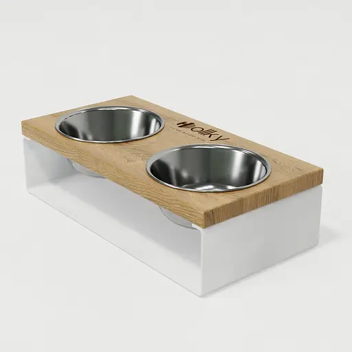 Hollky StellWood — миски на підставці для маленьких собак та котів (2 × 0,45 л) - фото 4