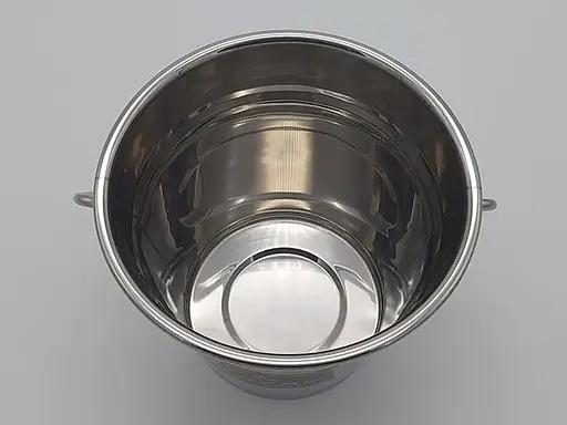 Відро для льоду та пляшок з нержавіючої сталі для охолодження вина та шампанського D 13 см H 10 cm 800 мл, Kitchen Master 87408 - фото 4