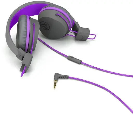 HF Stereo JLAB JBuddies Studio Wired Graphite/Purple (IEUHJKSTUDIORGRYPRP6) UA - фото 2