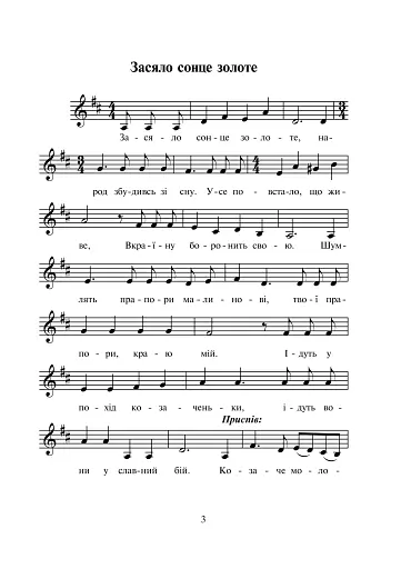 Засяло сонце золоте. Збірник пісень - фото 6
