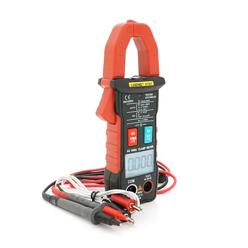 Токовые клещи Aneng ST207. Измерение: V (AC/DC) A (AC) Ω, C, Hz, °C (NCV, True RMS) - фото 1